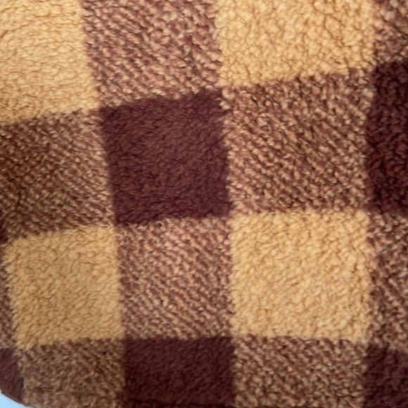 New! Toddler Boys' Faux Shearling Zip-Up Jacket - Cat & Jack™ Brown Size 12 M - Picture 8 of 8